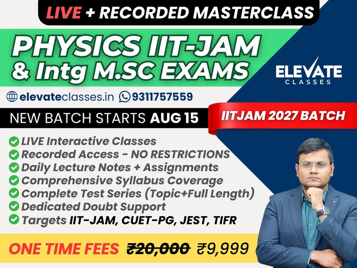 Physics IIT-JAM 2026 Masterclass